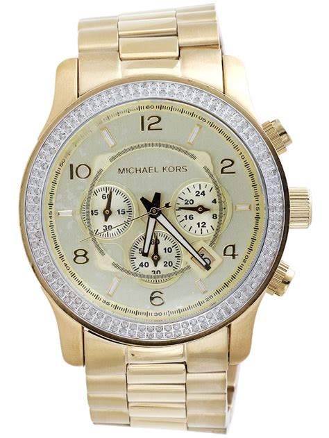 michael kors diamond gold watch|michael kors small gold watch.